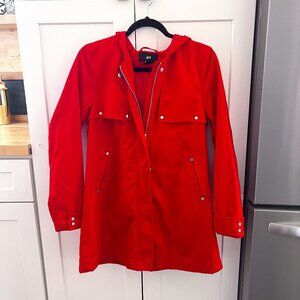 CLOSE OUT SALE: Brand New True Red H&M Waterproof Coat with Hood - Size 6